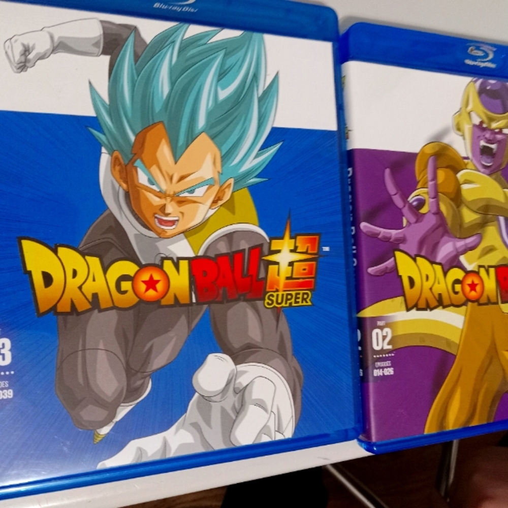 Dragon Ball Super Blu Ray DVDs part 2 and 3